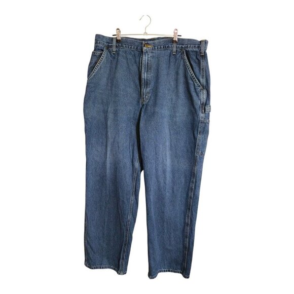 CARHARTT Jeans Men 40x32 Original Dungarees FitCarpenter B13 DPS Construction